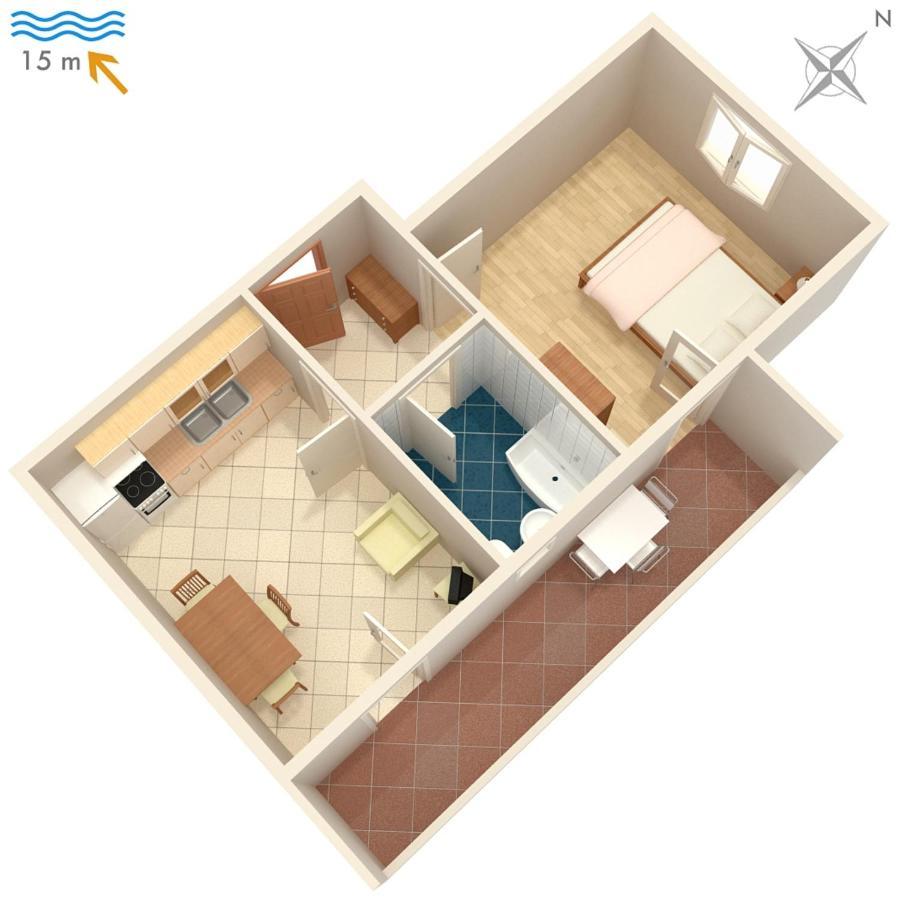 Apartments By The Sea Razanj, Rogoznica - 4253 Luaran gambar